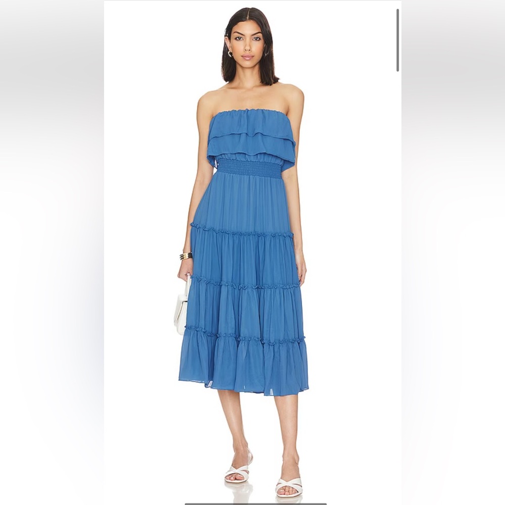 REVOLVE Strapless Ruffled Tier Dress - BRAND NEW W/ TAGS